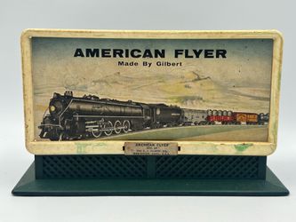 Vintage American Flyer by Gilbert PA-1408 Trackside Whistle Billboard Accessory