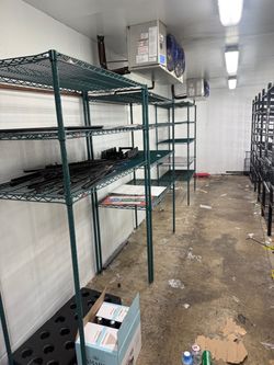 Metal shelf