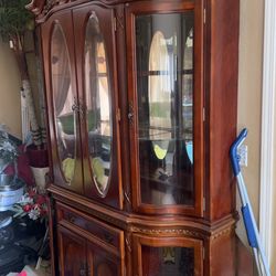 Red solid wood Cabinet