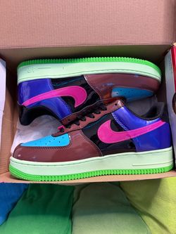 Undefeated x Nike Air Force 1 Patent Pack "Pink Prime"