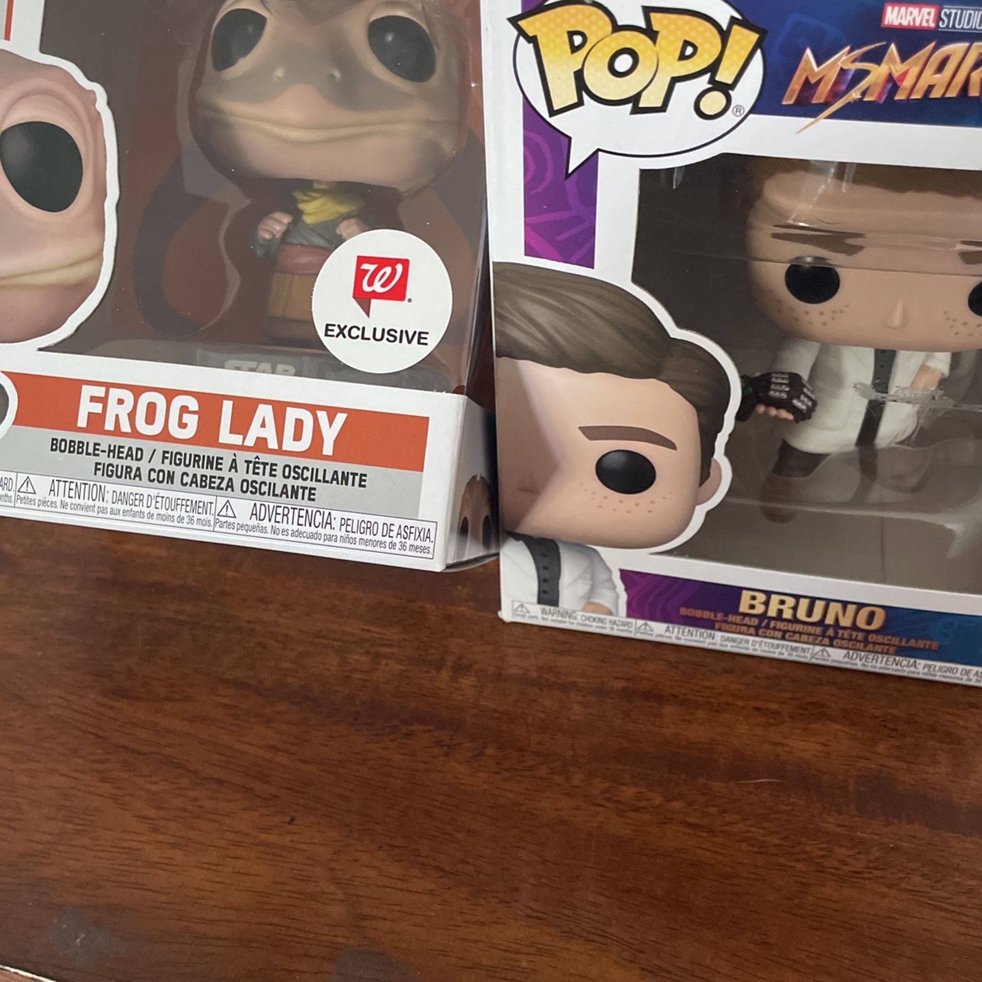 Funko Star Wars Frog Lady And Funko Marvel 12.0 Each