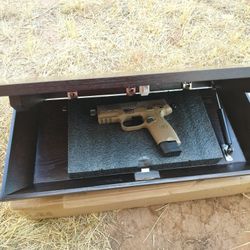 In Plain Sight Drop-down Floating Hand Gun Safe 