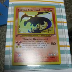 Charizard First Edition Shining Charizard Neo Destiny Holographic Near Mint