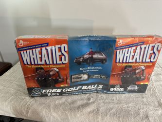 RARE 2002 Tiger Woods Wheaties Box Factory Sealed