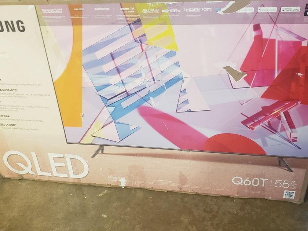 Tv Samsung 55", Q60T, 2020 Model, Cristal Display, Excellent