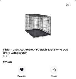 Dog Crate With Divider