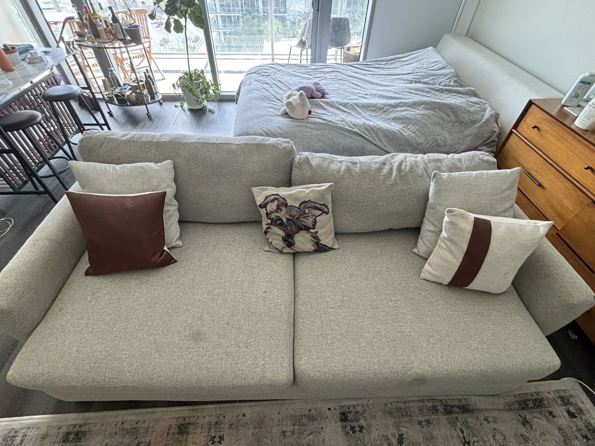 Grey Couch 