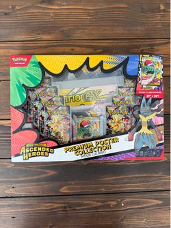 Pokemon Ascended heroes  lucario poster collection