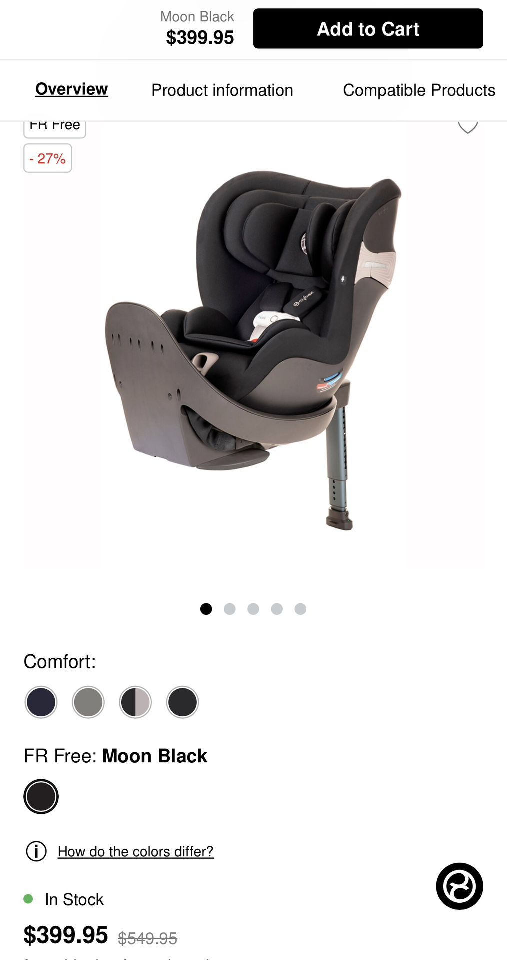 CYBEX Sirona S Convertible Car Seat