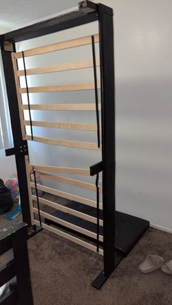 Twin bed with mattress