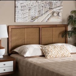 Sausalito Came King Headboard Only! 