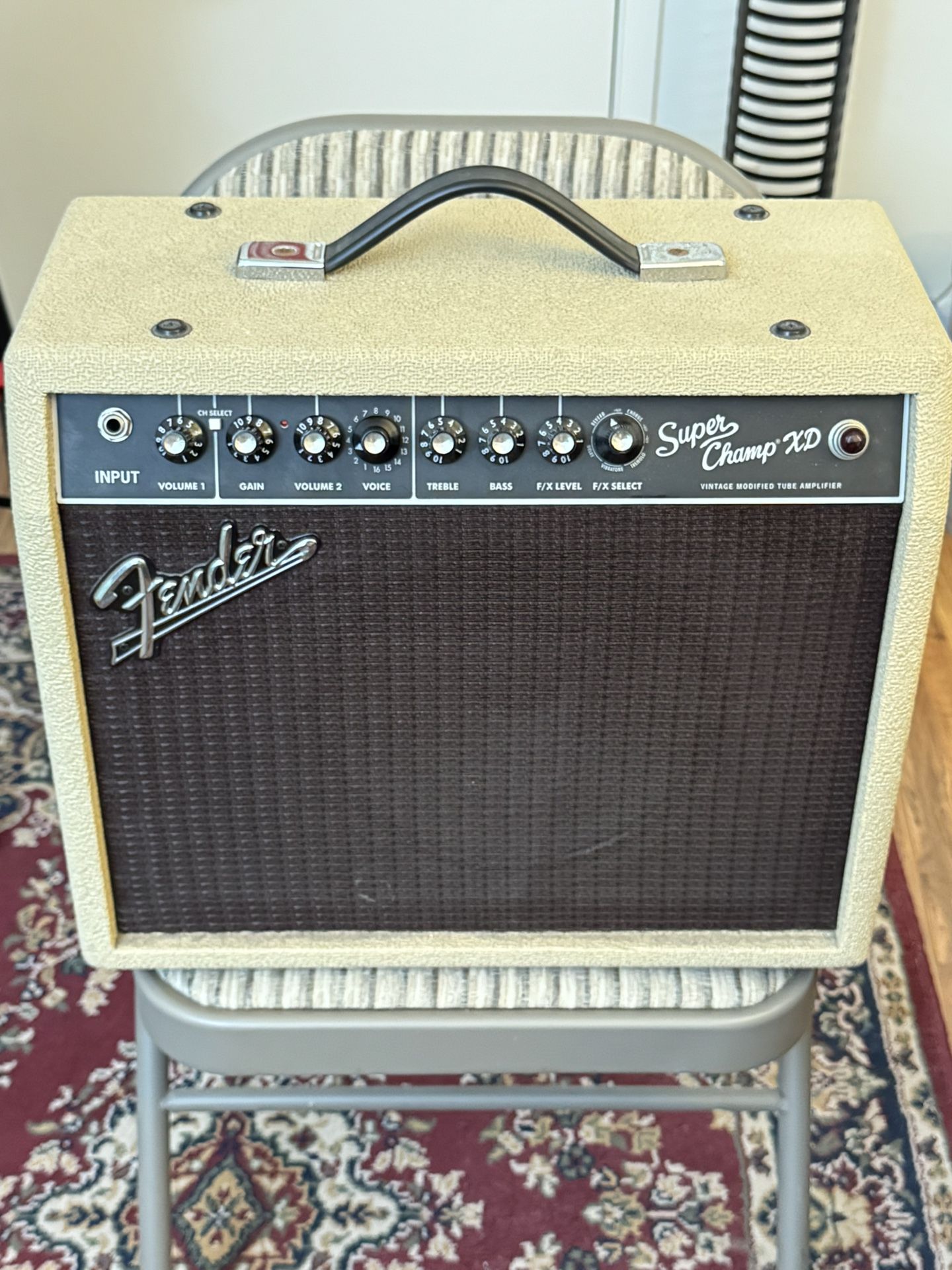 Fender Super Champ XD Special Edition Blonde Tolex Recently Serviced by Carruthers Guitars