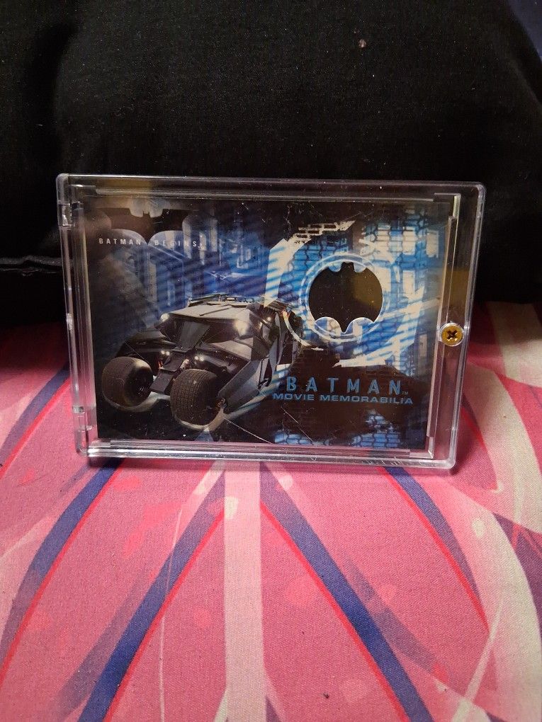 A Piece Of Tire Fron Batmobile From Batman Begins