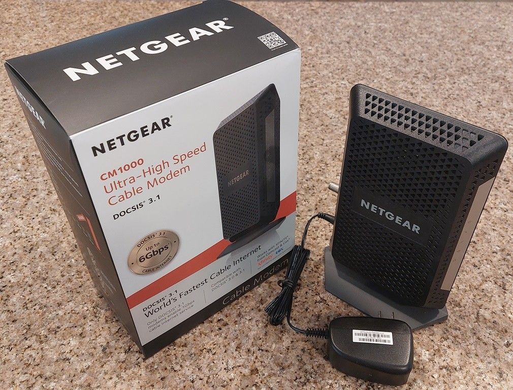 Netgear CM1000 DOCSIS 3.1 Ultra-High Speed Cable Modem ~Xfinity Comcast~