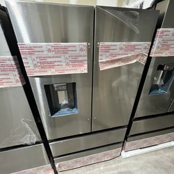 4 Door Stainless Steel Fridge With 4 Types Of Ice 