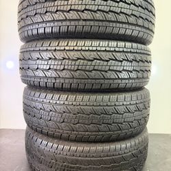 255 70 17  General Grabber HTS   4 Used Tires 95% Life 