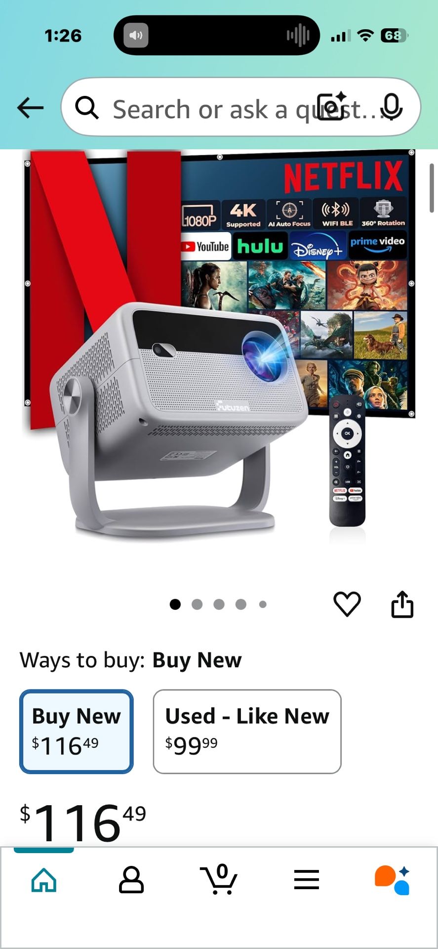 Wifi Projector Bluetooth
