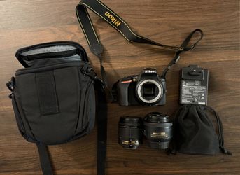 Nikon D5600 Complete Bundle - 2 Lenses, Bag & Card (2,849 Shutter!)