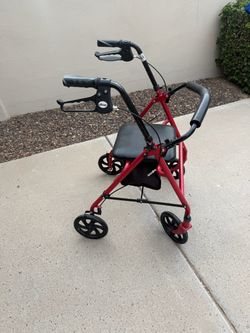 Rollator walkers