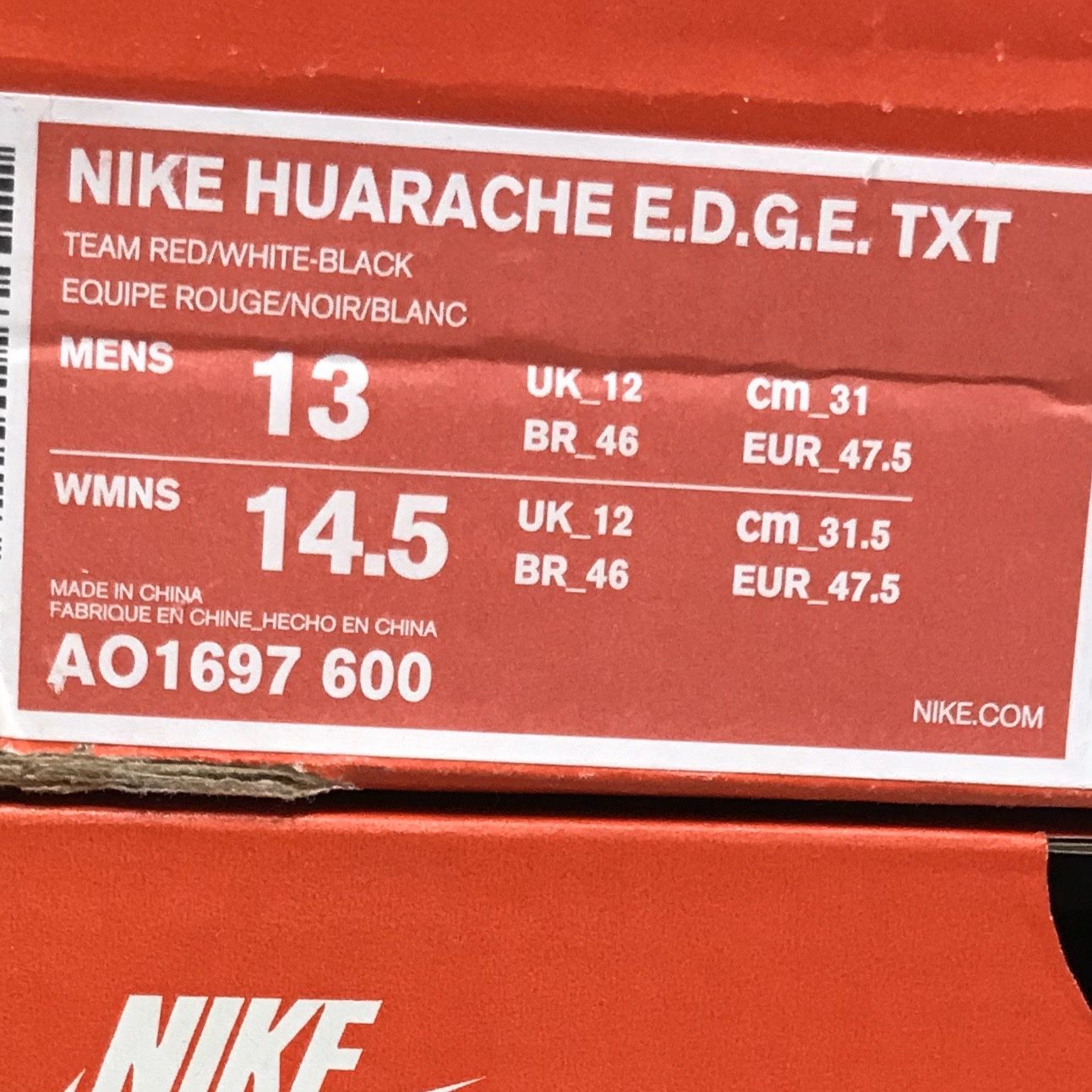🆕 BRAND NEW Nike Huarache Edge Shoes
