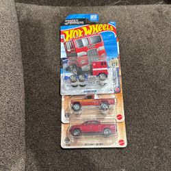 Hot Wheels & Matchbox Optimus Prime, 80 Jeep ,25 Ram.  