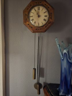 Antique Wall Clock 1860s - GERMAN