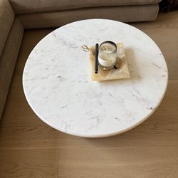 Marble coffee table