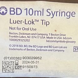 Wholesale Priced - 10 Pack 10cc Luer lok “Syringes”