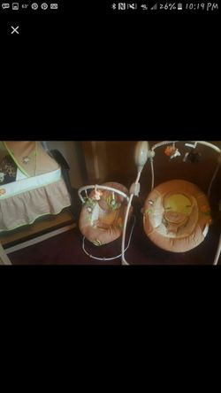 Bassinet swing and bouncer