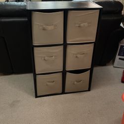 6 Piece Fabric Storage Dresser