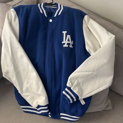 Los Angeles Dodgers JH Design Reversible Fleece Jacket