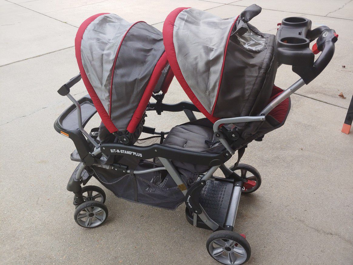 Baby Trend Sit-N-Stand Plus double stroller