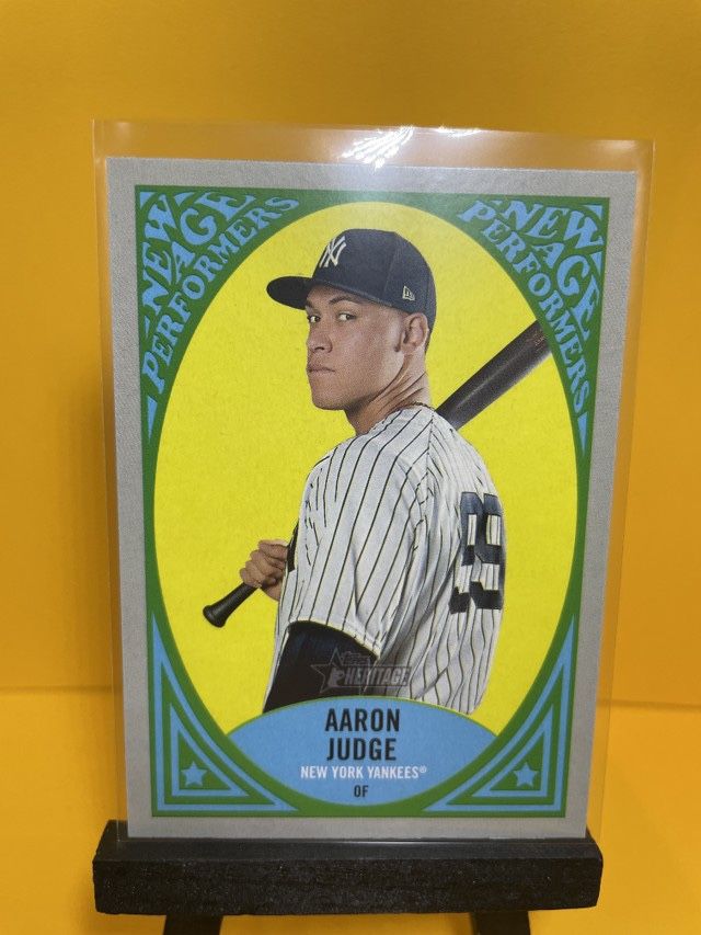2019 Topps Heritage Aaron Judge Insert New York Yankees Card #NAP-5