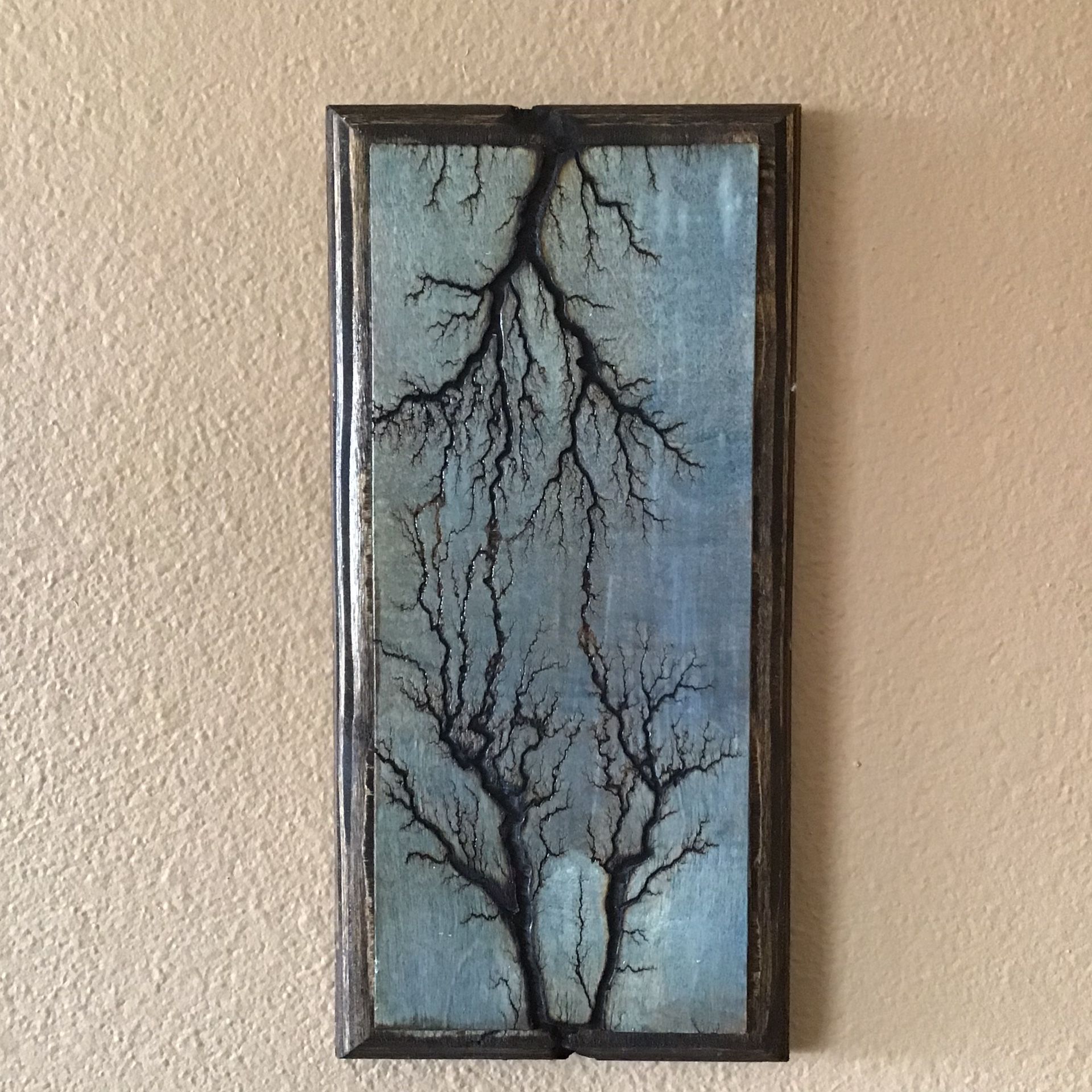 NEW Handmade Rustic Farmhouse Wooden Branches Lightening Wall Decor