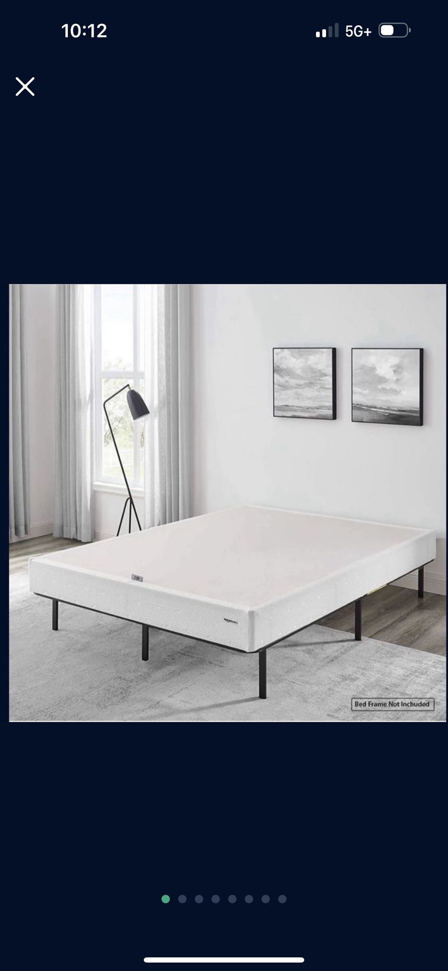 Brand New Amazon Basics King Size 5" Mattress Base Box Spring