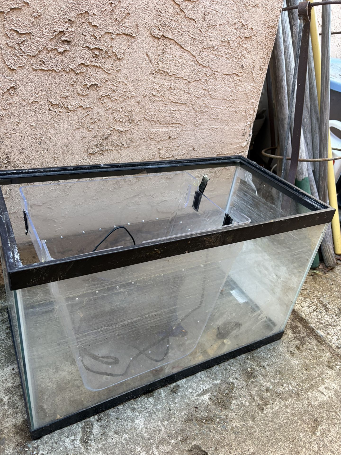 2 - 10 Gallon Fish Tank Aquarium 1 - Betta Tank And Large Air Pump