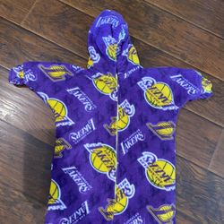 Lakers Baby Zip Up Robe