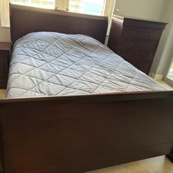 Bedroom Suite (Queen Bed Frame, Dresser and Nightstand)