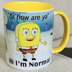 SpongeBob SquarePants “I’m Normal’ 12oz  Mug