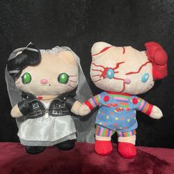 2pcs Set Sanrio Plushie Hello Kitty Chucky Tiffany Doll