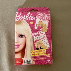 NEW/box unused BARBIE 2 card games - Go Bling and GEMS 