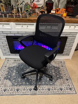 Black mesh, economic office chair