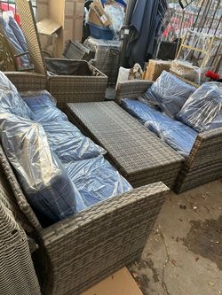 Wicker Style Patio Set