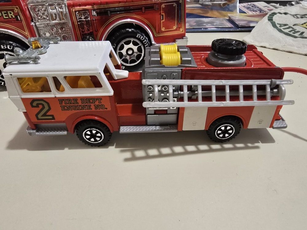 MAJORETTE FIRE TRUCK MADE IN FRANCE