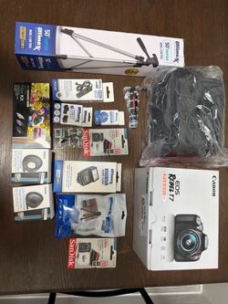 Brand New Canon EOS Rebel T7 DSLR Camera Bundle – Complete Kit