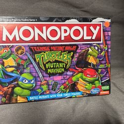 NEW. Monopoly Teenage Mutant Ninja Turtles