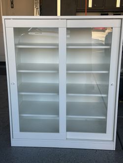 Brand New White Display Case