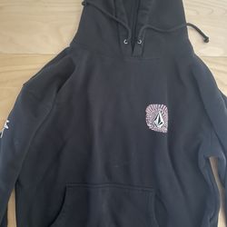 Volcom Grant Taylor Rare Down South In Hell 98-18 Black Hoodie Size Men’s L