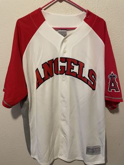 Albert Pujols Los Angeles Angels Official Home  MLB Jersey Button Front Size 2XL