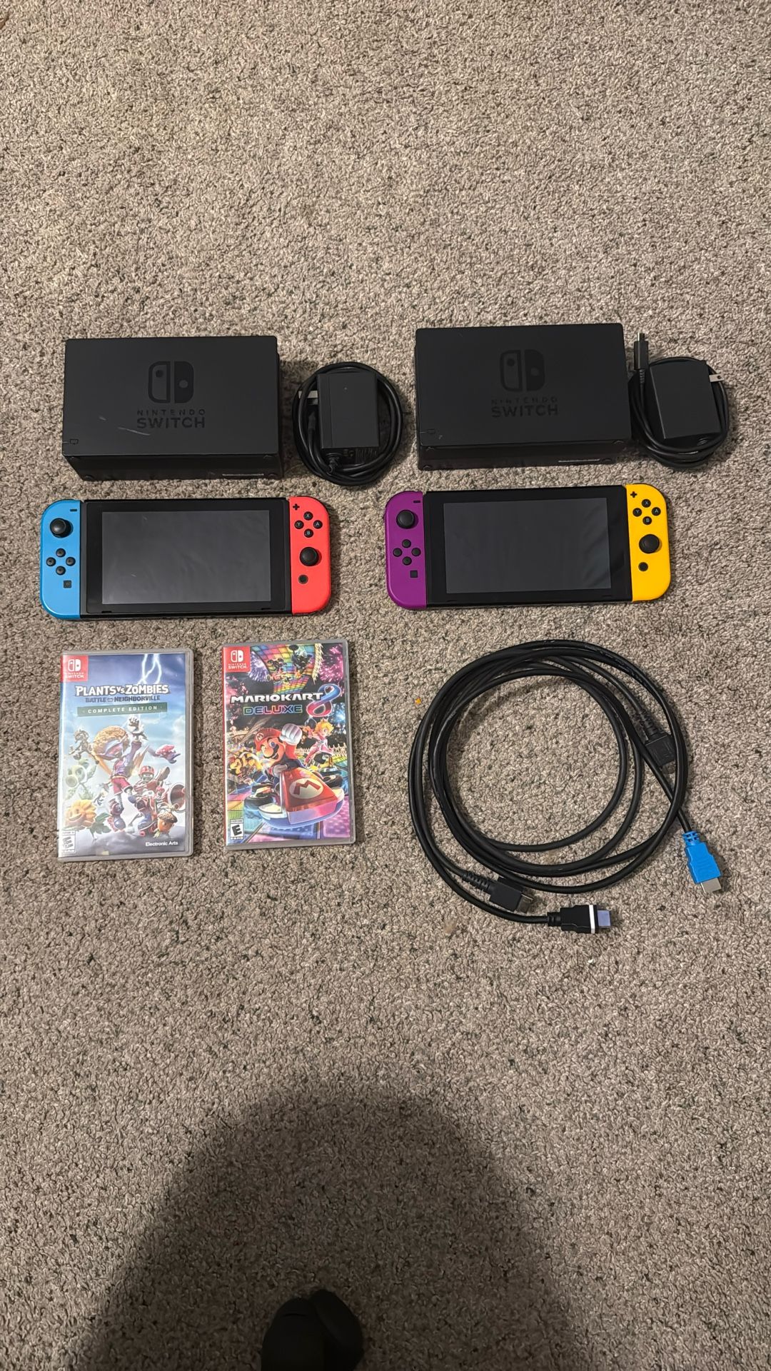 2 Nintendo Switch’s With Games